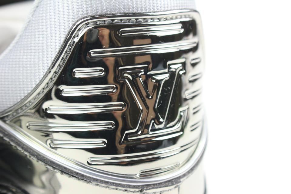 Louis Vuitton Men's 10 US Virgil Abloh Silver Mirror Sneaker 124lv4 –  Bagriculture