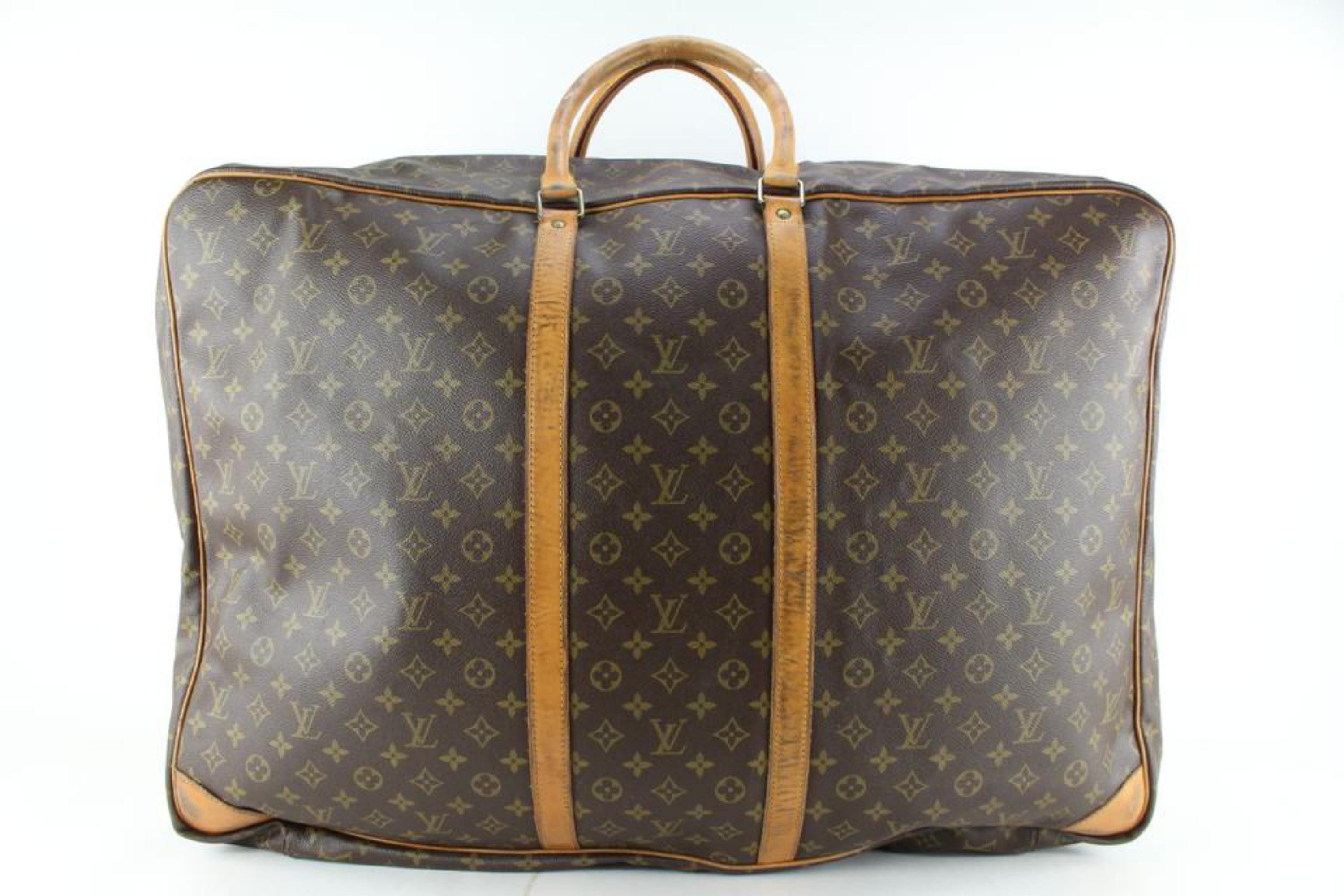 Louis Vuitton Monogram Sirius Soft Luggage Bag 65 Brown