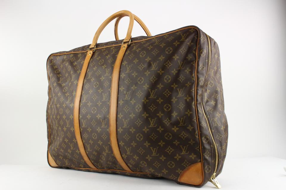 Louis Vuitton Monogram Coated Canvas Keepall 45 Brown Large Bag Travel  Luggage