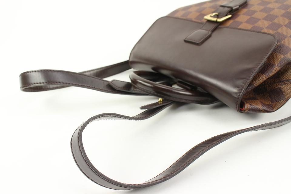 Louis Vuitton Damier Ebene Soho Backpack Bag Brown