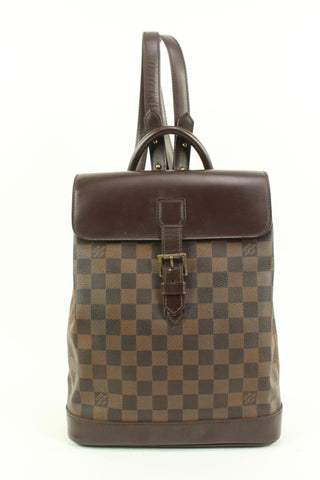 Louis Vuitton Damier Ebene Soho Backpack S29lv33