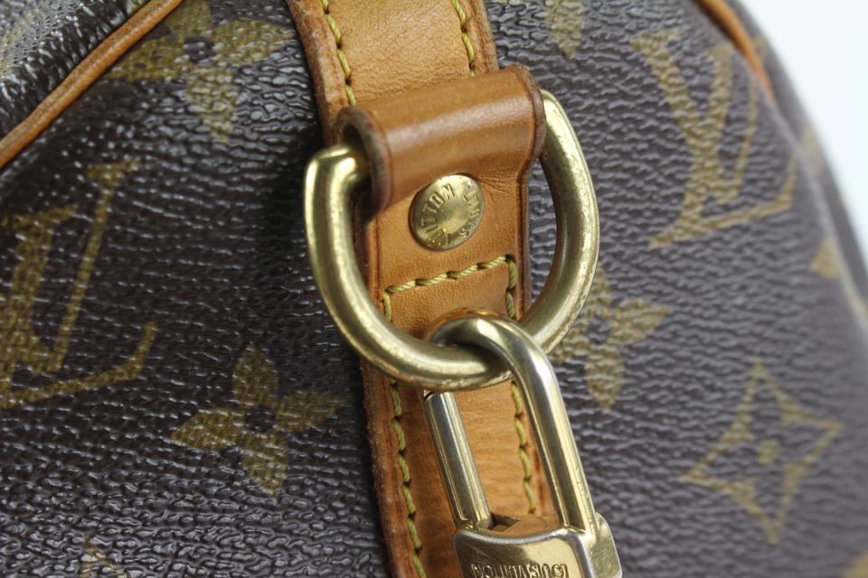 Louis Vuitton Brown Monogram Speedy Bandouliere 30 Purse Shoulder Strap  DU4123