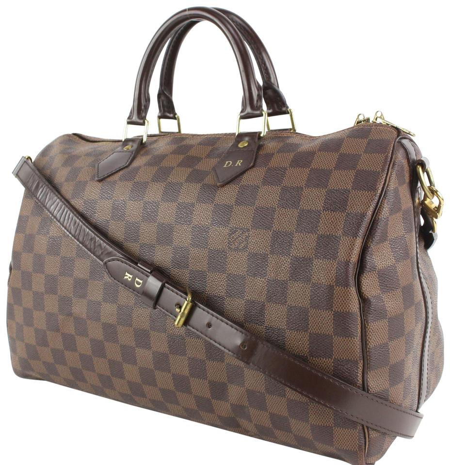 Louis Vuitton Damier Canvas Speedy Bandouliere 35 Bag