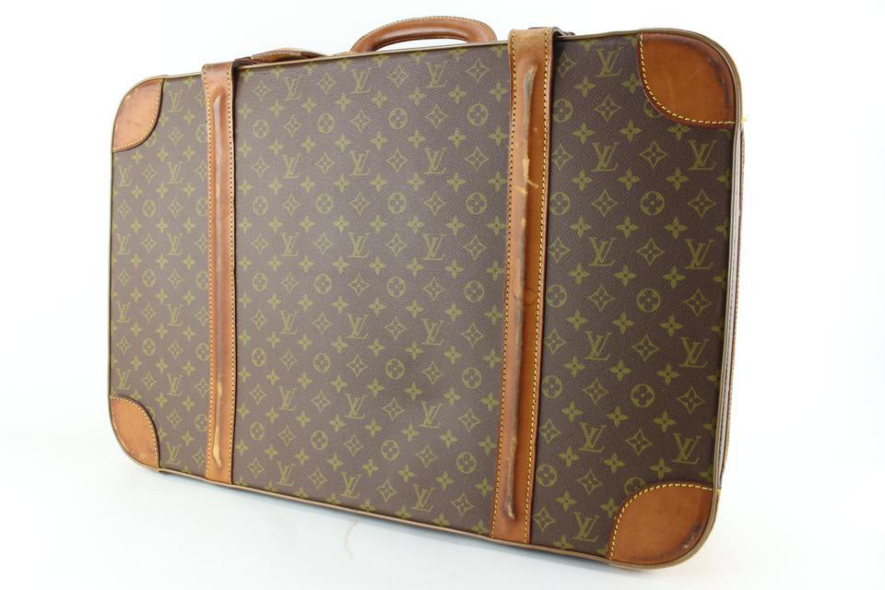Louis Vuitton Vintage Monogram Travel Trunk Bag Brown