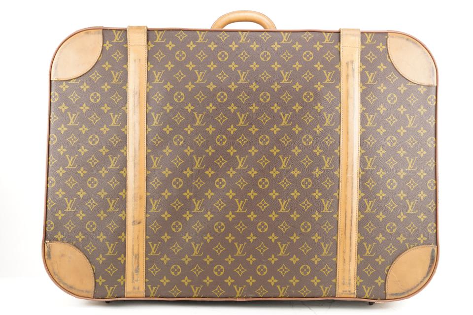 Vintage Louis Vuitton monogram travel bag steamer