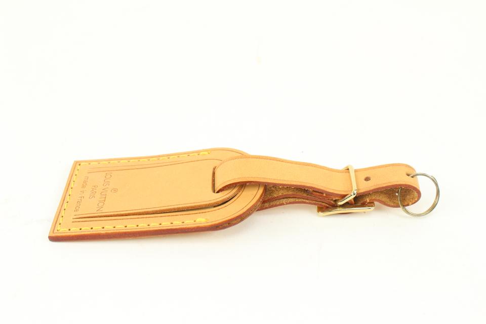 Louis Vuitton Natural Vachetta Leather Luggage Tag 27lk37s For