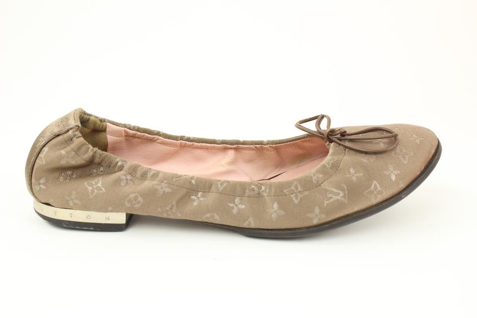 Louis Vuitton LV Monogram Ballet Flats Shoes Women's Size