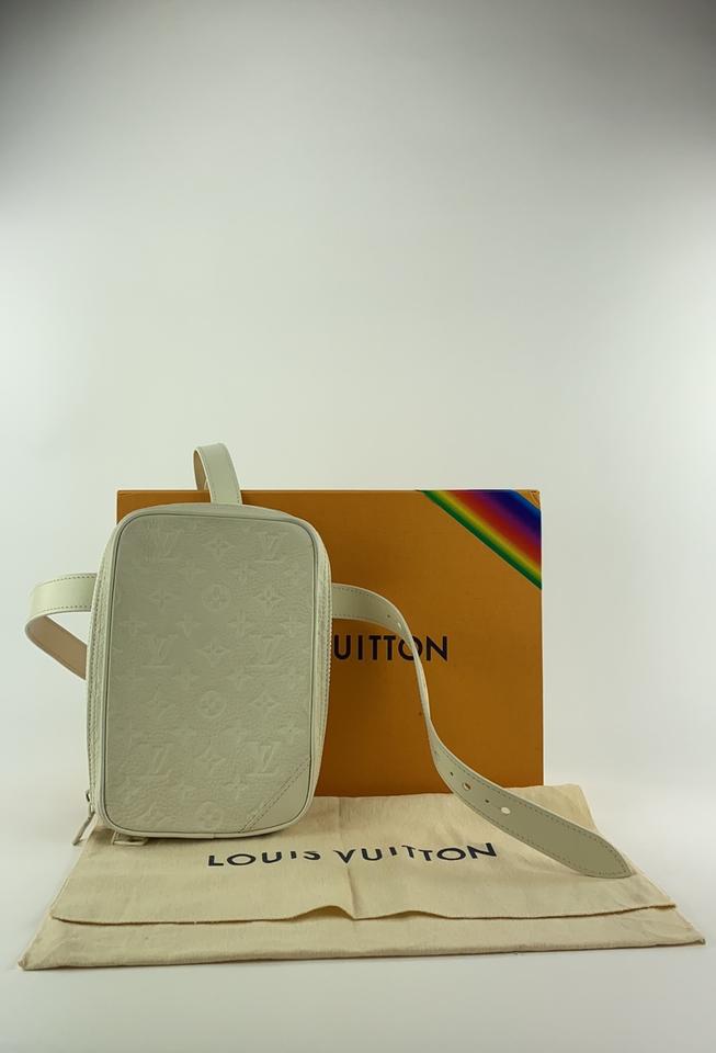 Louis Vuitton Utility Side Bag Monogram Powder White in Taurillon Leather  with Tone-on-Tone - US