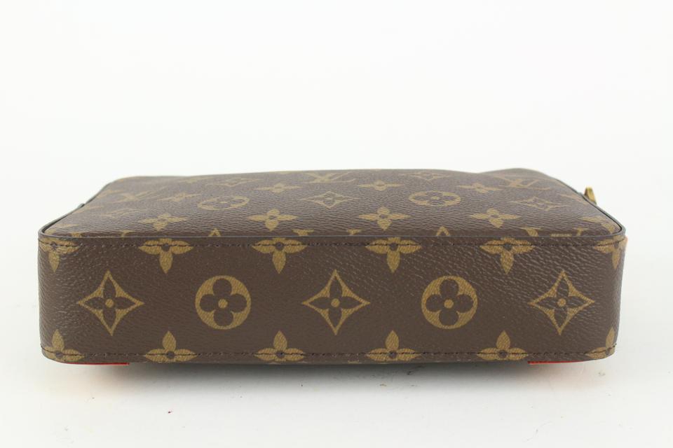 Louis Vuitton LV Pouch from carryall MM Brown Cloth ref.885584 - Joli Closet