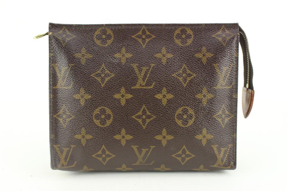 Louis Vuitton Monogram Toiletry Pouch 19 Cosmetic Case Poche Toilette 16lv27