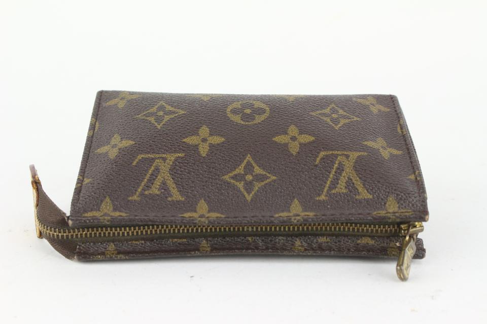 Louis Vuitton Toiletry Pouch 15 Monogram Brown in Coated Canvas