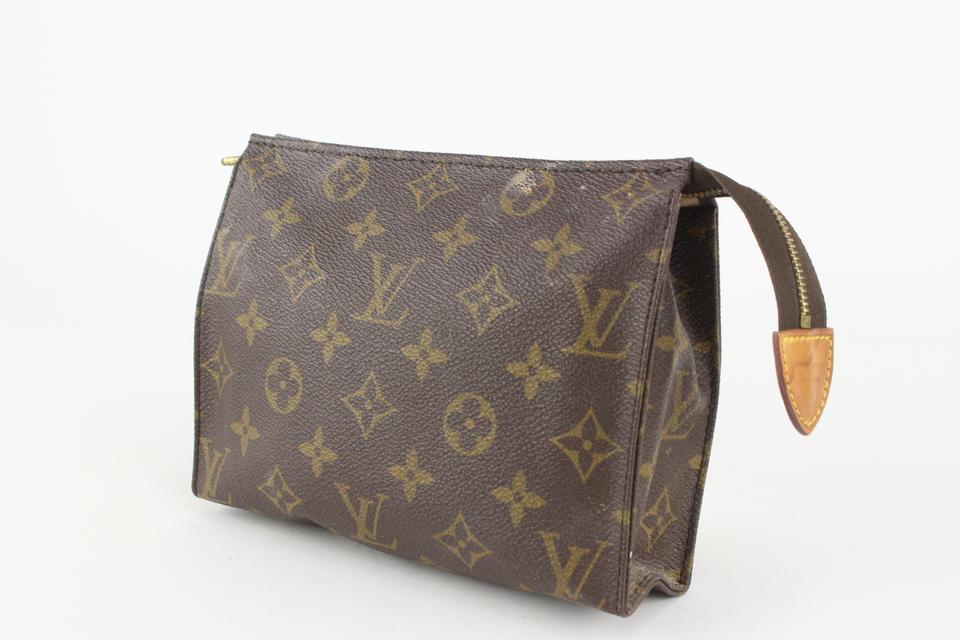 Louis Vuitton Monogram Compiegne 28 Cosmetic Case Make Up Bag 756lvs330