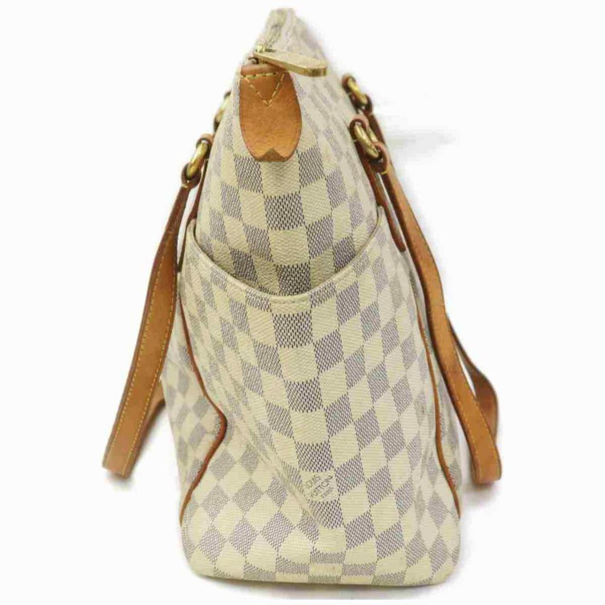 Louis Vuitton Totally Shoulder Bag MM Beige Leather for sale