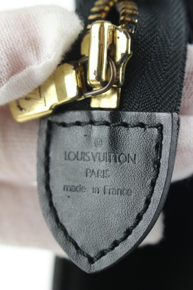Louis Vuitton Black Epi Leather Noir Riviera Vanity Tote Bag w