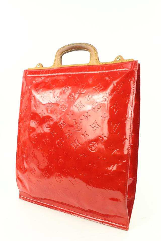 louis vuitton patent leather red