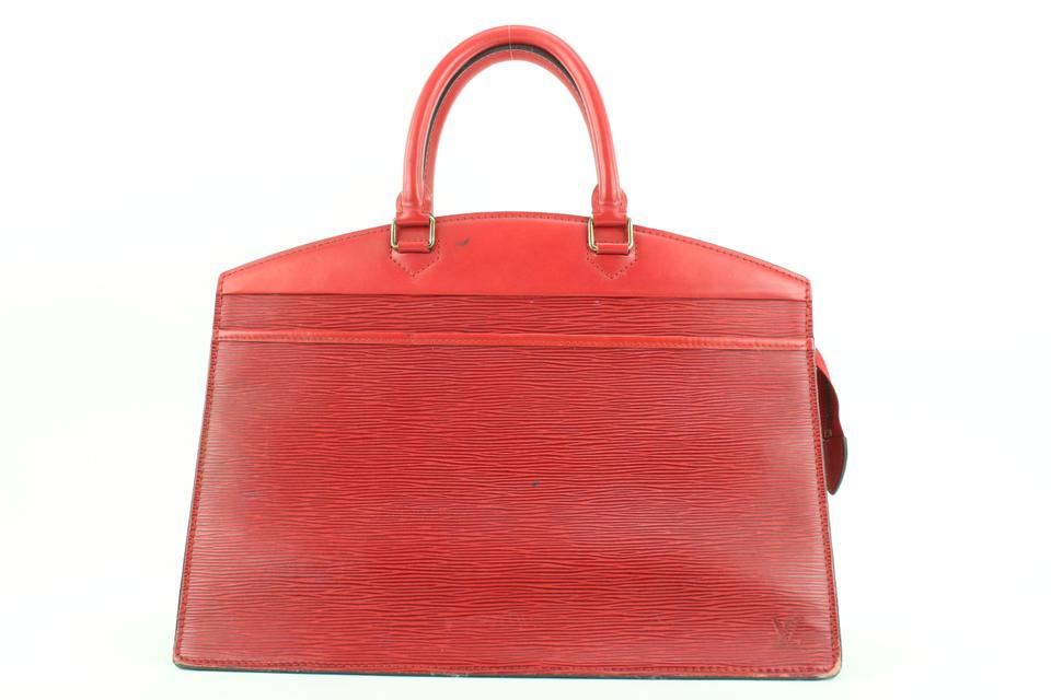 Louis Vuitton Red Epi Leather Riviera Vanity Tote Bag 862837 – Bagriculture