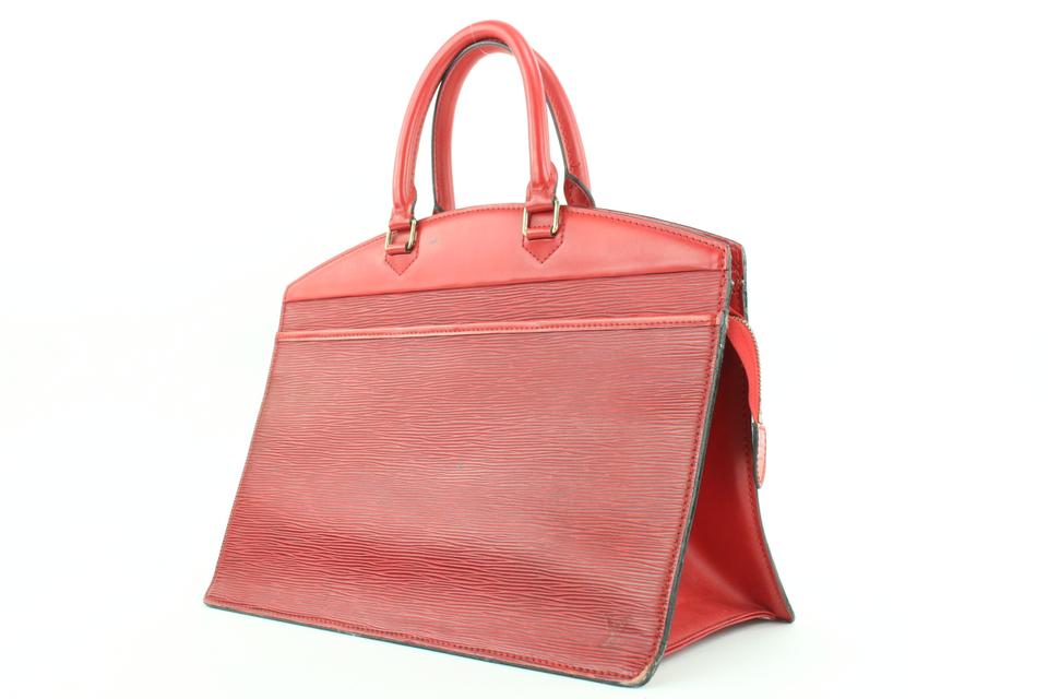 Riviera leather handbag Louis Vuitton Red in Leather - 35913907