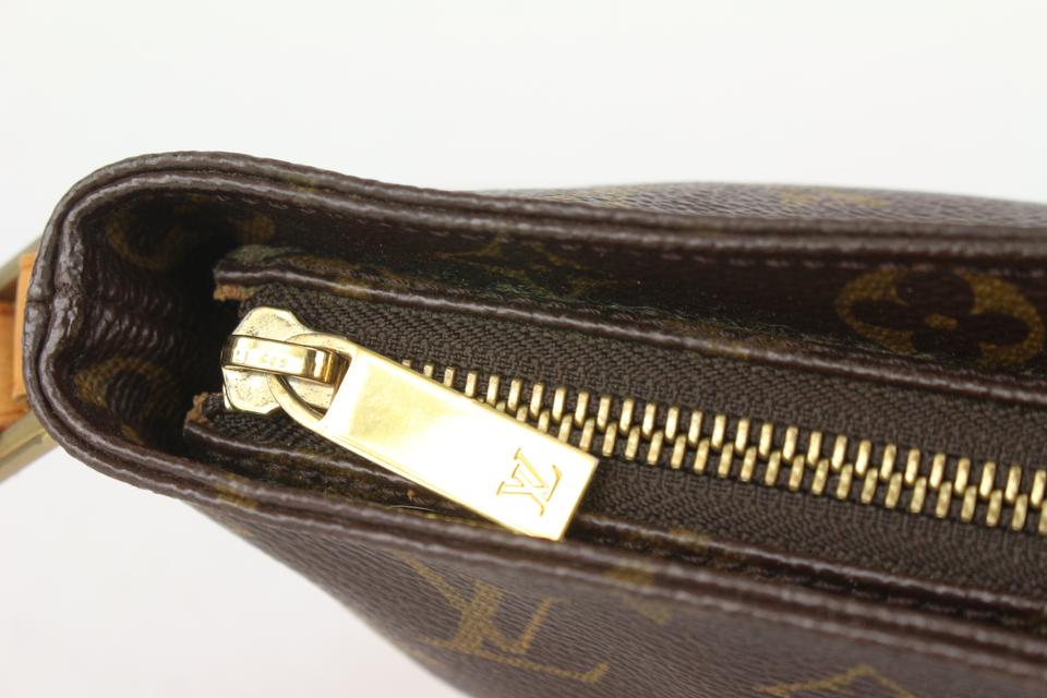 LOUIS VUITTON LV Pochette Trotter Used Shoulder Bag Monogram M51240 #BQ293 Y