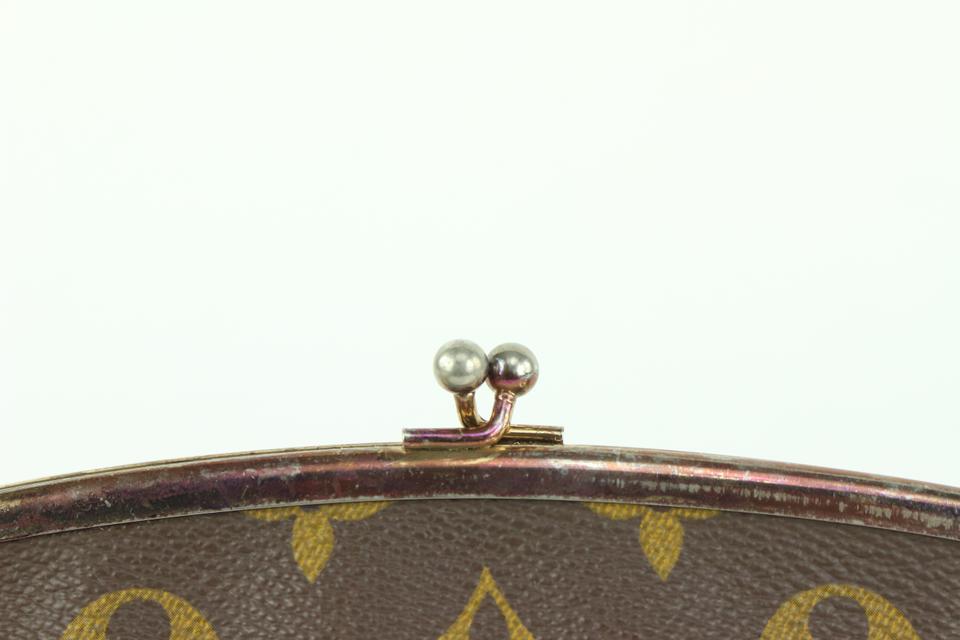 Louis Vuitton Monogram French Kiss Lock Coin Purse 558550