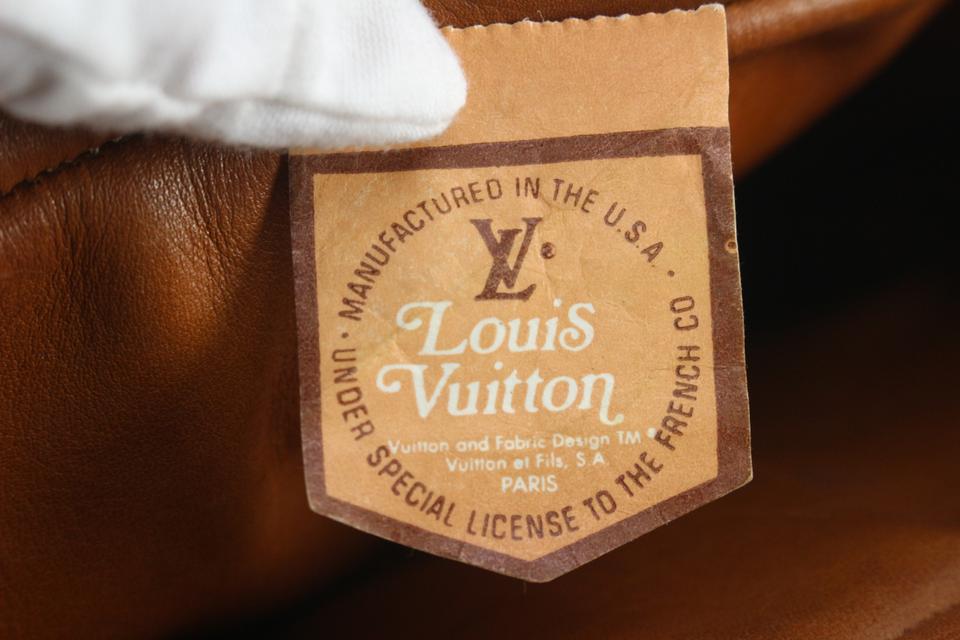 Vintage Louis Vuitton The French Luggage Company Coated Canvas LV