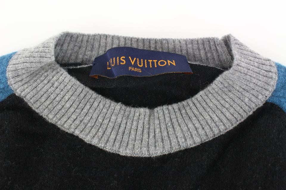vuitton blue knit sweater
