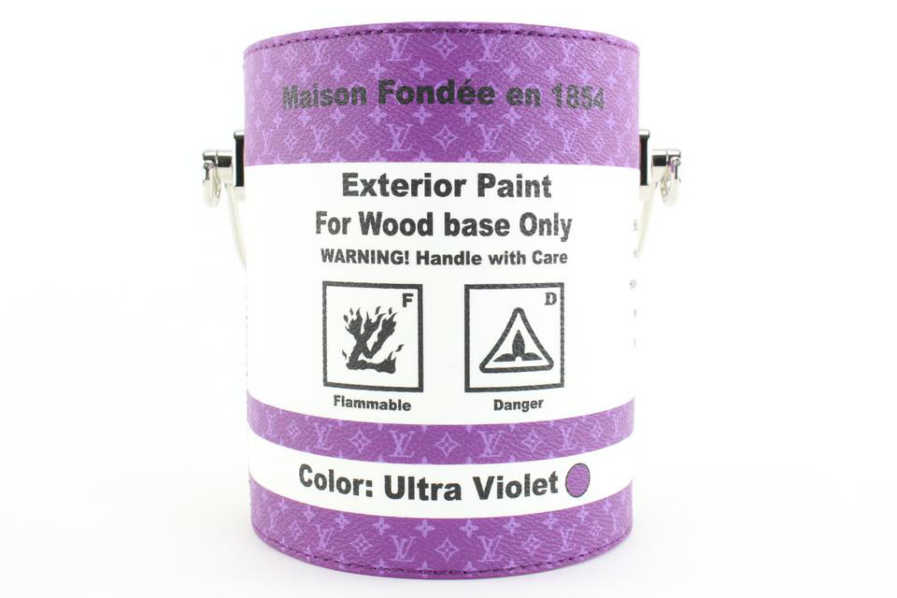 Louis Vuitton Ultra Violet Monogram Paint Can Bag