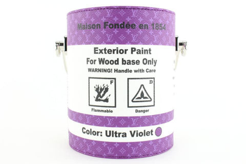 Louis Vuitton Virgil Abloh Purple Monogram Paint Can 8LVJ1027