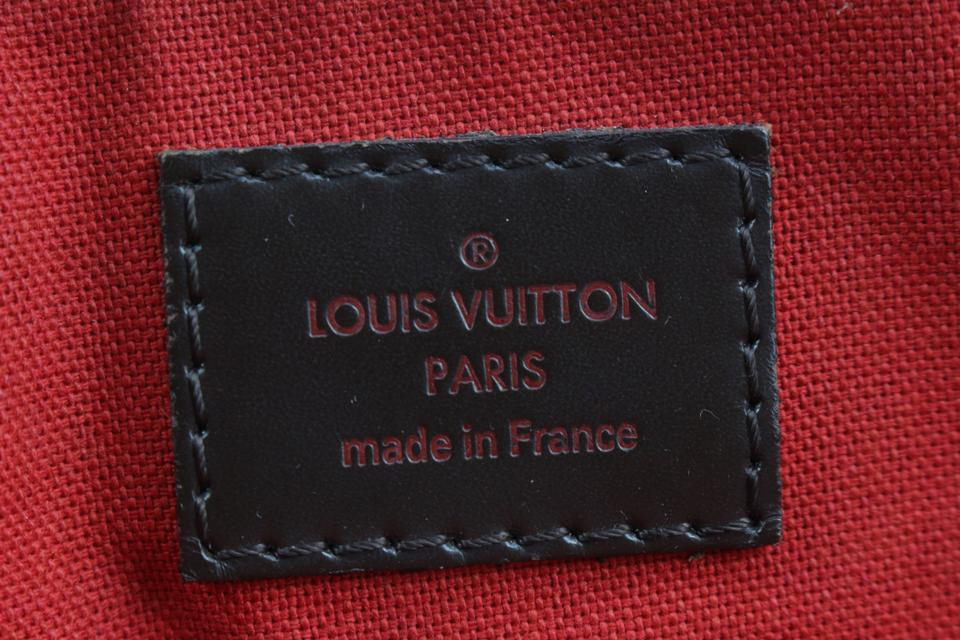 Louis Vuitton, Bags, Louis Vuitton Westminster Pm Womens Tote Bag N412  Damier Ebene Brown Red