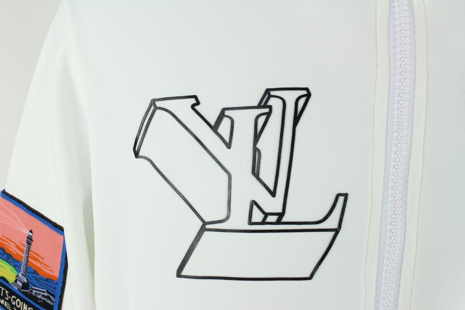 Louis Vuitton 2022 Graphic Print Windbreaker - White Outerwear, Clothing -  LOU811499