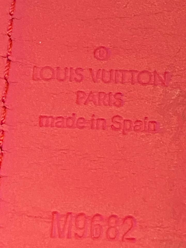 Louis Vuitton 85/34 30mm Monograma Branco Multicolor LV Cinto de
