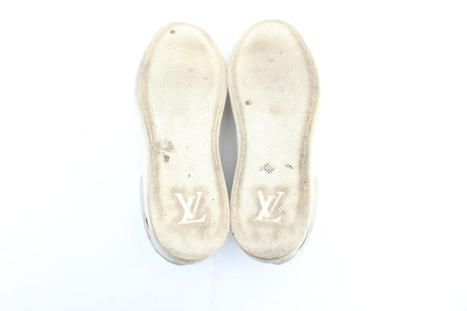 Leather mules Louis Vuitton White size 39.5 EU in Leather - 35577174