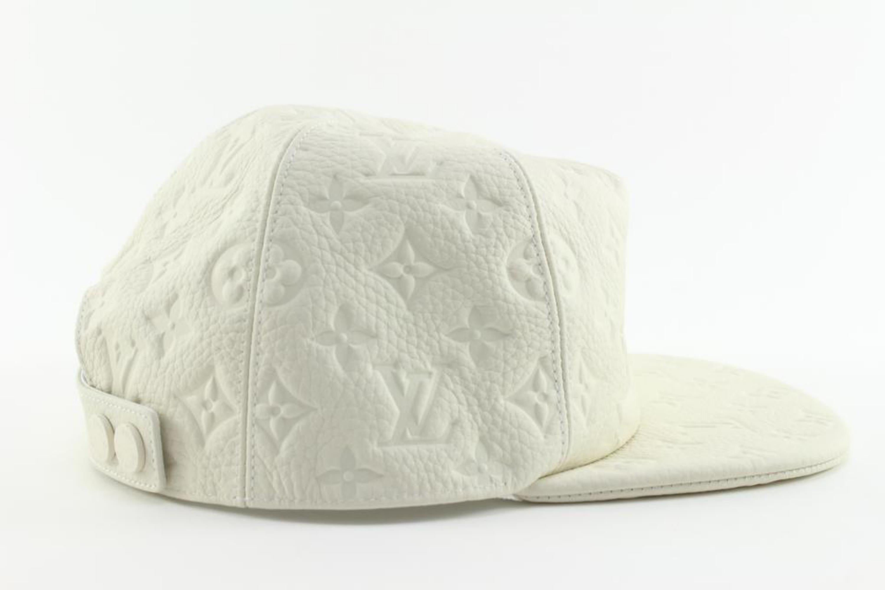 Louis Vuitton 2019 Pre-owned Empreintre Monogram Baseball Cap - White
