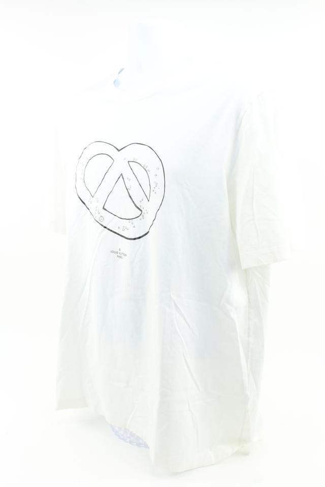 Cheap Logo Heart Louis Vuitton T Shirt Sale, Louis Vuitton White T