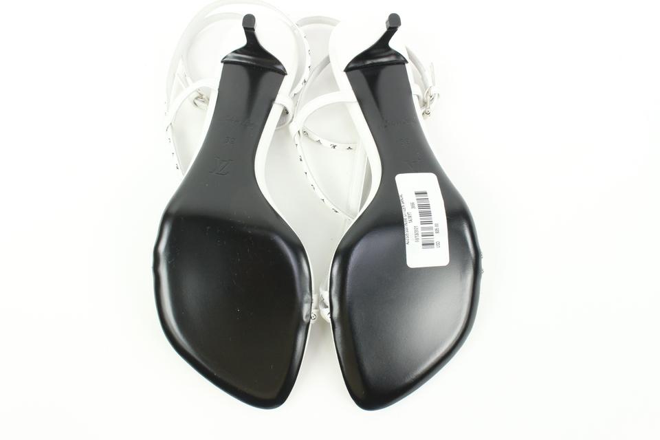 Louis Vuitton EPI Womens Heeled Sandals 2023 Ss, Black, 39.5