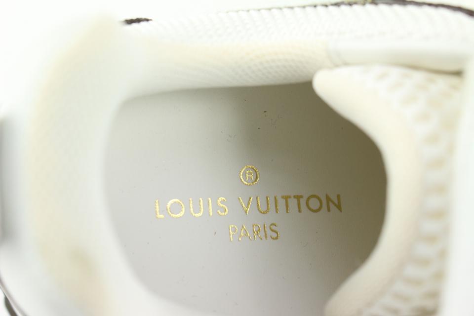 Louis Vuitton Rare Women's Size 35 White x Brown Monogram Run Away