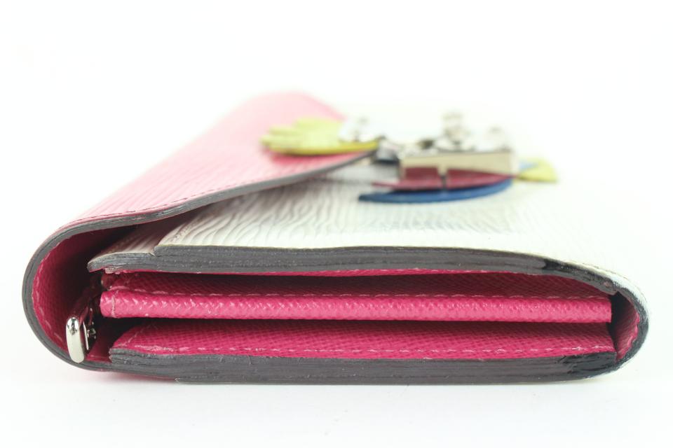 louis vuitton pink sarah wallet