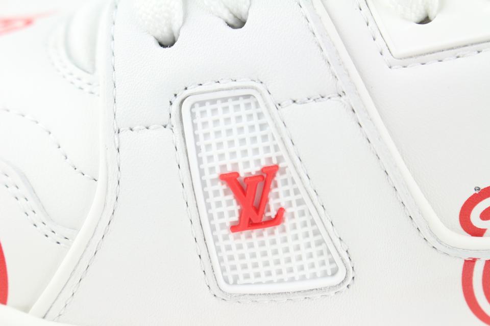Louis Vuitton Virgil Abloh Nigo US Men's 10 White Red LV2 Made