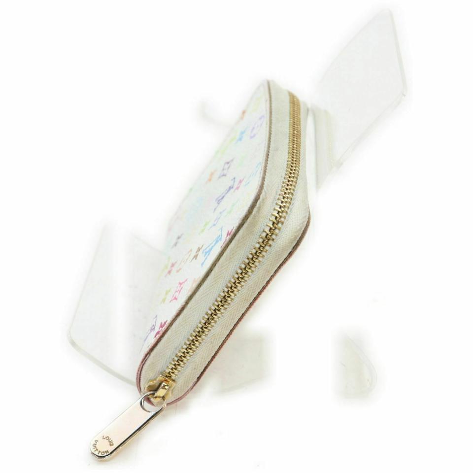 Louis Vuitton Zippy Coin Purse White Cloth ref.429923 - Joli Closet