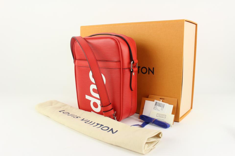 Louis Vuitton x Supreme Brand New LV x Supreme Red Epi Leather 