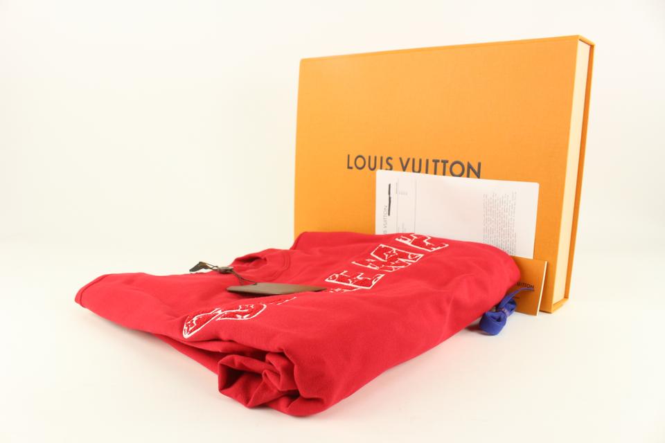 supreme red sweater louis vuittons
