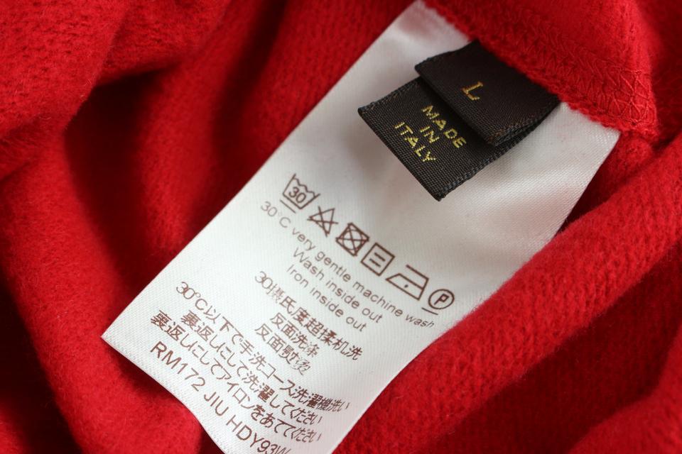 Louis Vuitton red Louis 4 Vuitton Sweater