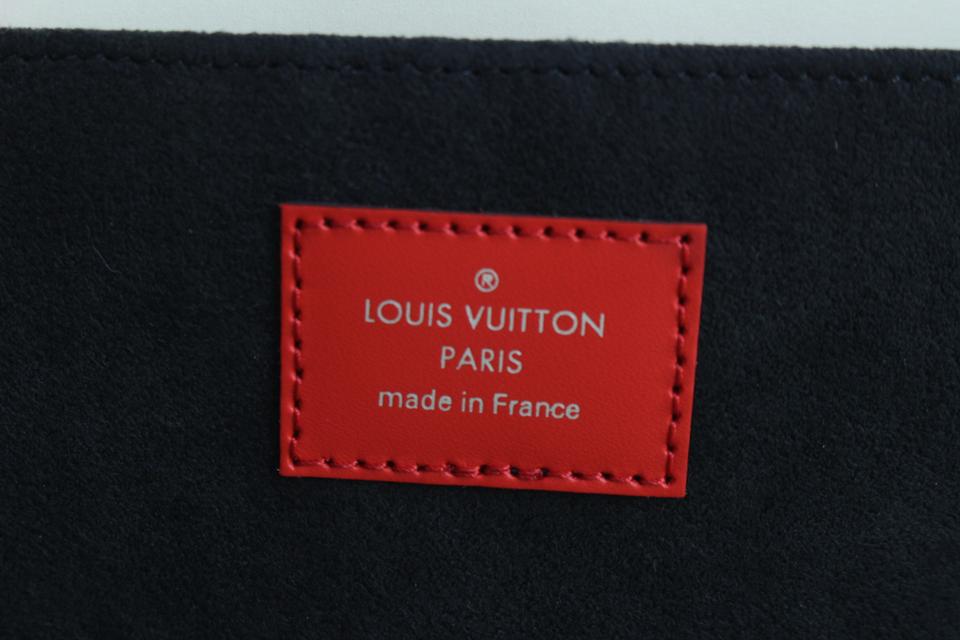 Supreme + Louis Vuitton Wallet bag Red inside