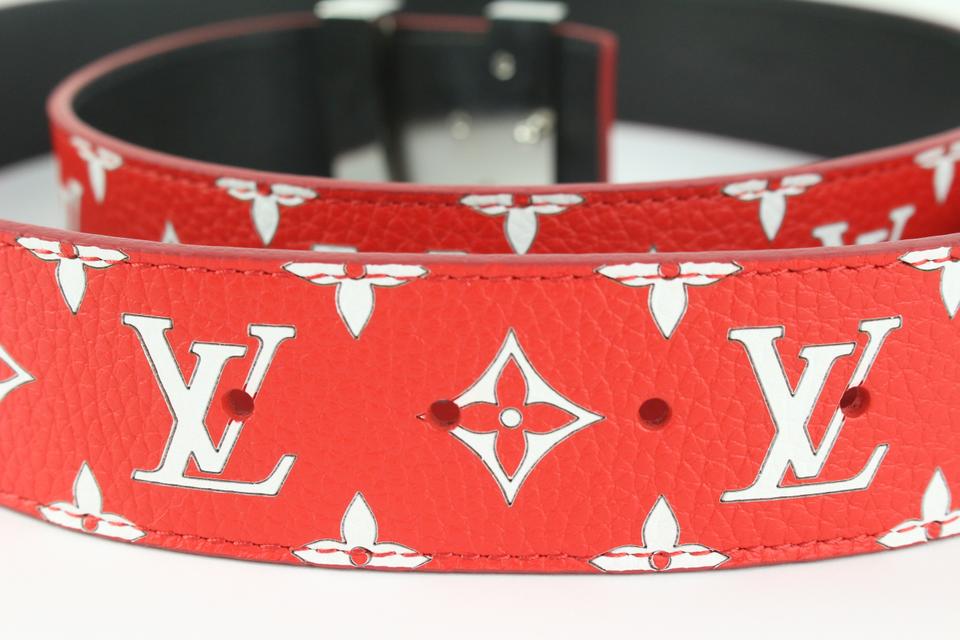 Louis Vuitton Supreme New Ultra Rare Monogram Initiales Belt