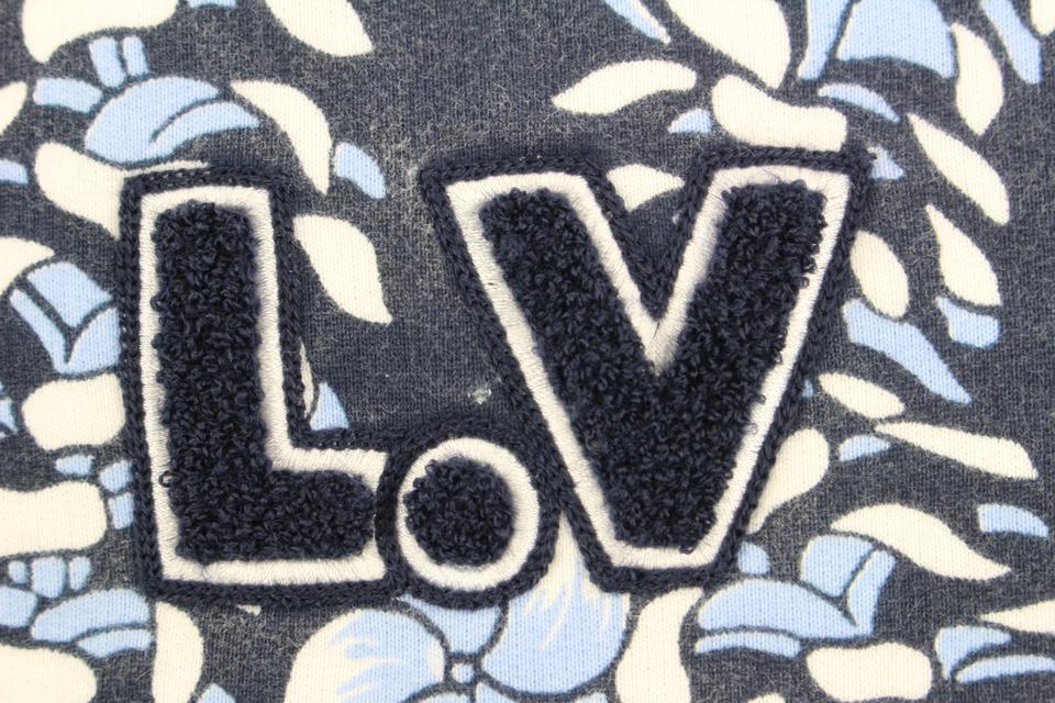 Louis Vuitton Men's XL LV Varsity All Over Leaf Printed Floral Sweatsh –  Bagriculture