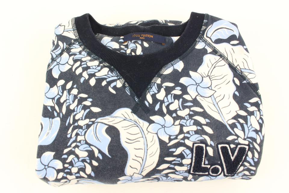 Louis Vuitton Men's XL LV Varsity All Over Leaf Printed Floral