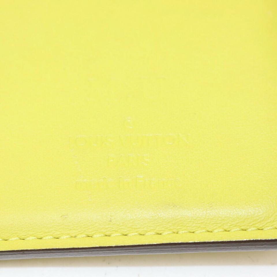 lv yellow wallet