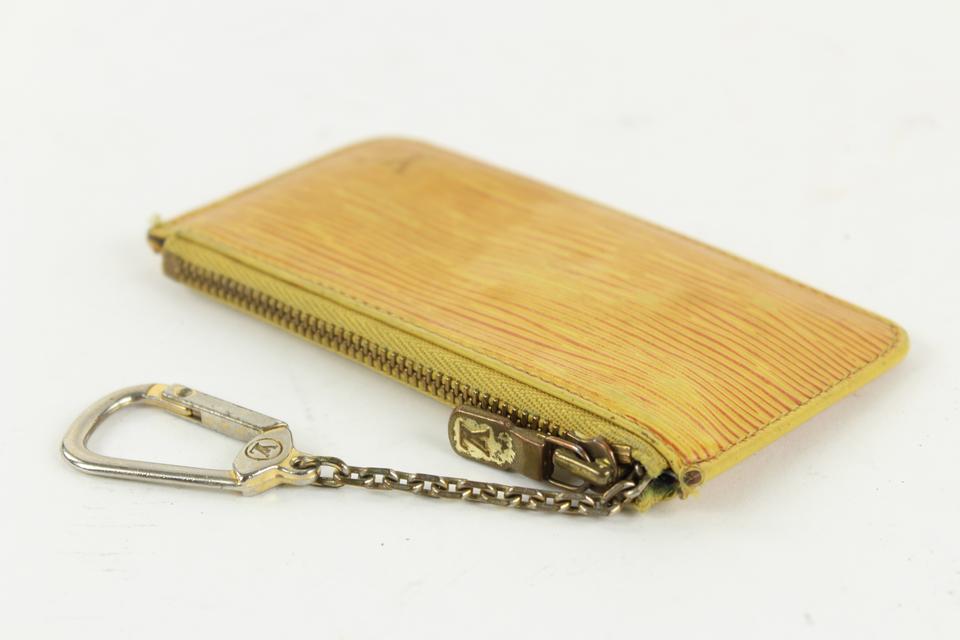 Louis Vuitton Yellow Epi Key Pouch – Dina C's Fab and Funky Consignment  Boutique