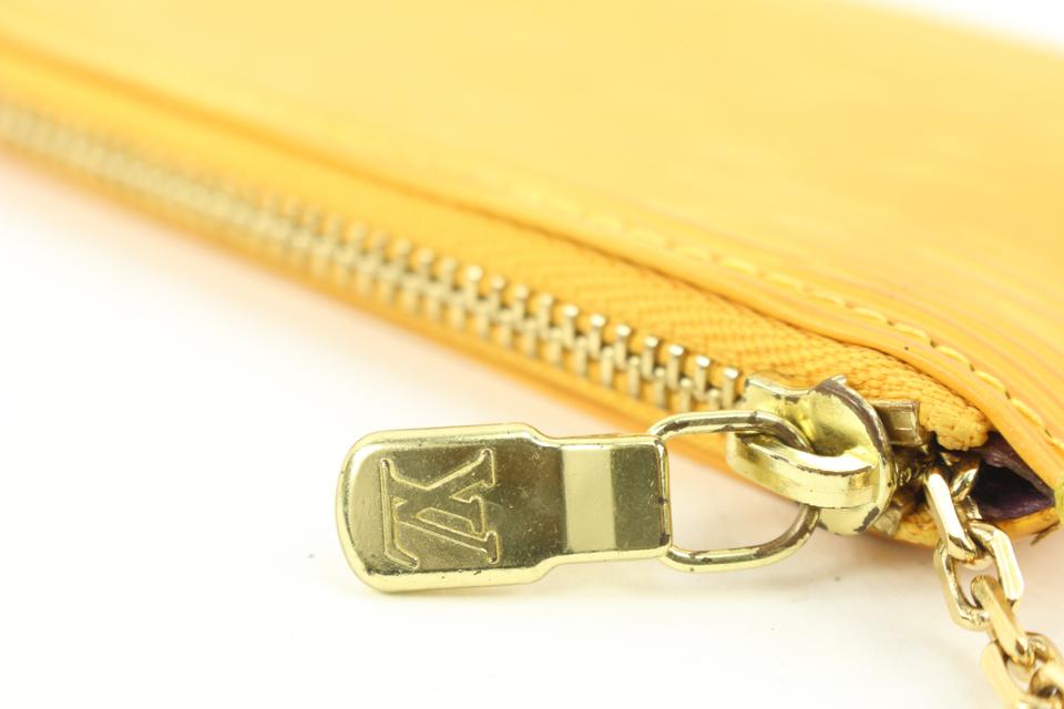 Louis Vuitton Louis Vuitton Yellow Epi Leather Zippy Long Wallet
