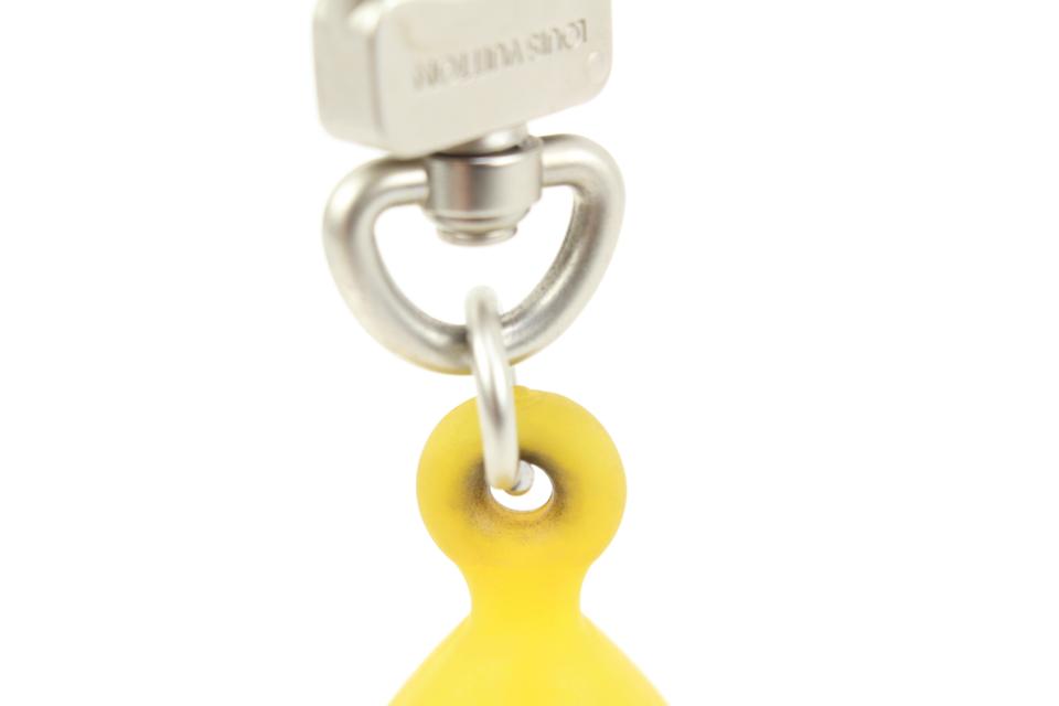 LOUIS VUITTON Cup Buoy Yellow Key Holder Charm 29658