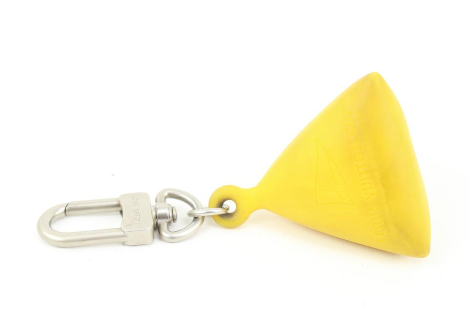 Louis Vuitton Yellow LV America's Cup Keychain Pendant Bag Charm